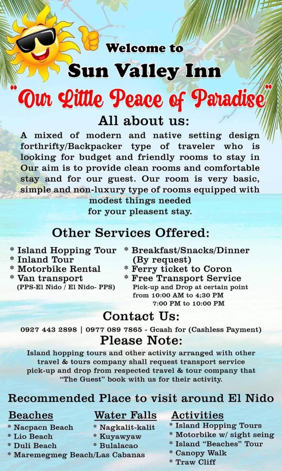 El Nido Hostel Sun Valley Luaran gambar